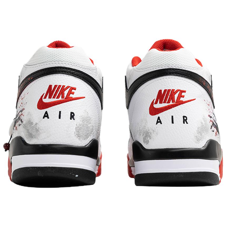 Nike Flight Legacy Винтажные Баскетбольные Кроссовки Мужские Средней Высоты Красные BQ4212-100(Team113-S-BOX)