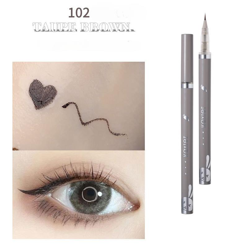 Тонкая и удобная в рисовании жидкая подводка для глаз. Ультратонкий, долговечный и не легко размазывается. Макияж для тонких кончиков.