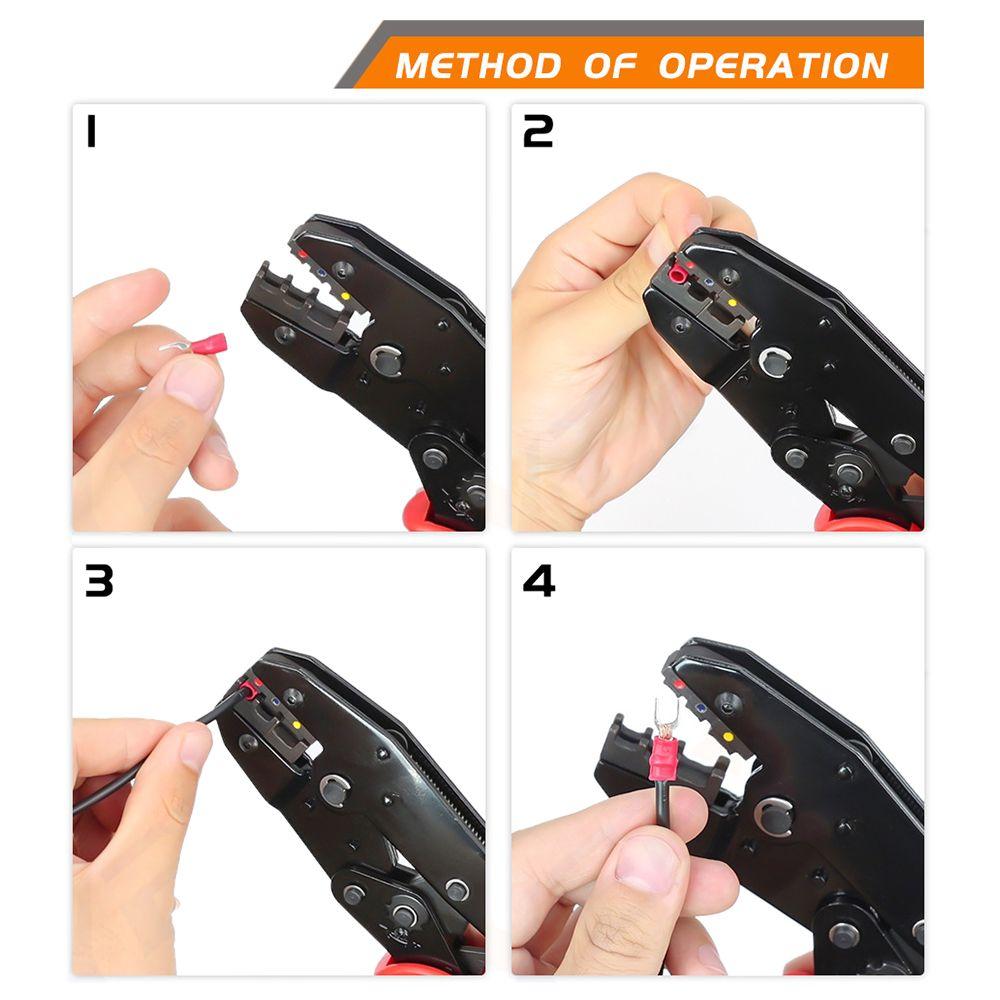 Клещи для обжима клемм для проводов Наборы для обжима зажимов для труб Клещи для обжима Сменная обжимная матрица