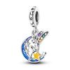 Charms Plata Moon Stars Colorful Fairy Pendant Beads Fit Original Bracelets Charms For Women Jewelry Diy Making Gifts