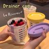 Fruit Convenient Drainer Cup Outdoor Fruit Washing Gadget Household Fruit Drainer Cup Kitchen Draining Gadget Drainage Gadget