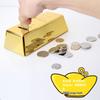 BRICS Large Gold-Plated Piggy Bank Simulation Bar
