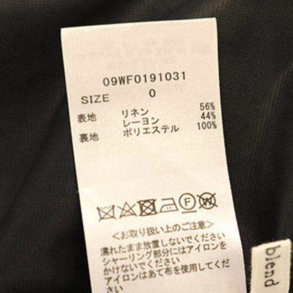 Mila Owen Льняная смесь С длинным рукавом Цельный черный Женский Б/у