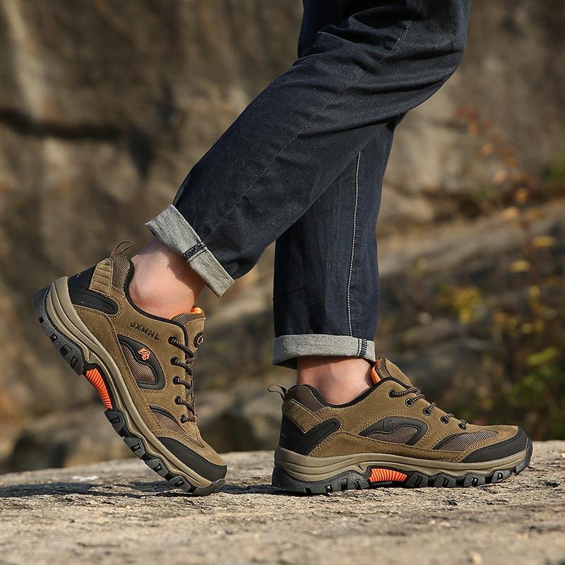 Модная уличная обувь для хайкинга, мужская, удобная, для треккинга и путешествий, мужские износостойкие кроссовки, водонепроницаемые ботинки