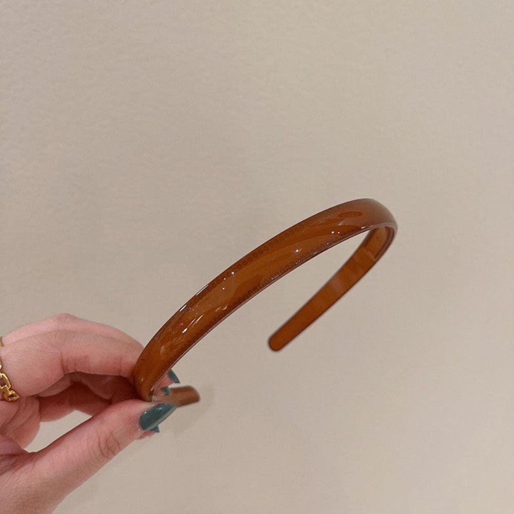 Нескользящий Желейный Обруч для Волос Зубчатый Минималистичный Корейский Ободок для Волос 2024 Новый Акриловый Ободок Мыть Лицо