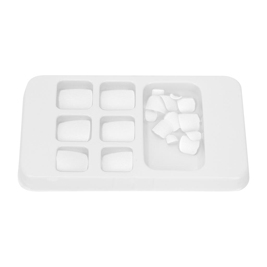 24 Pcs Solid Color False Toe Nails Short Square Fake Toenails Artificial Nail Tips for Women Girls