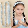 Boho Style Braided Hair Ribbon Organza Lace Hair Accessories Cute Girls Hair Headband  Dress Up