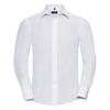 Russell Collection Mens Classic Cotton Poplin Long-Sleeved Shirt