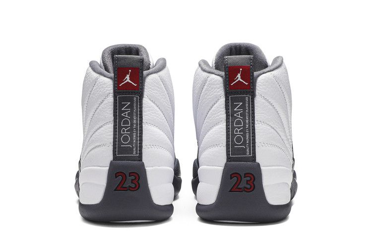 Jordan 12 Retro White Dark Grey