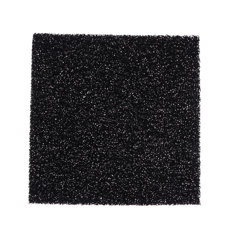 5Pcs 13*13*1Cm Universal Black Activated Carbon Foam Sponge Air Filter Impregnated Sheet Pad Filter Sponge Pads