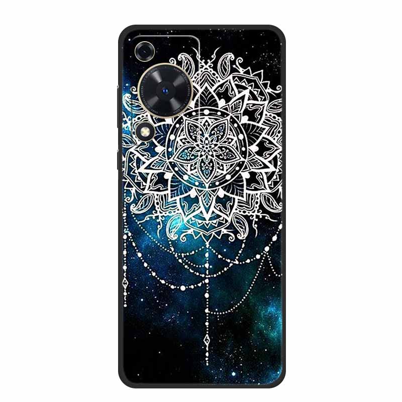 Чехол для Huawei Nova Y72 Чехол Модный Мраморный Черный Силиконовый Мягкий Чехол для Телефона для Huawei Nova Y72 Задняя Крышка Чехол Y 72 Capa