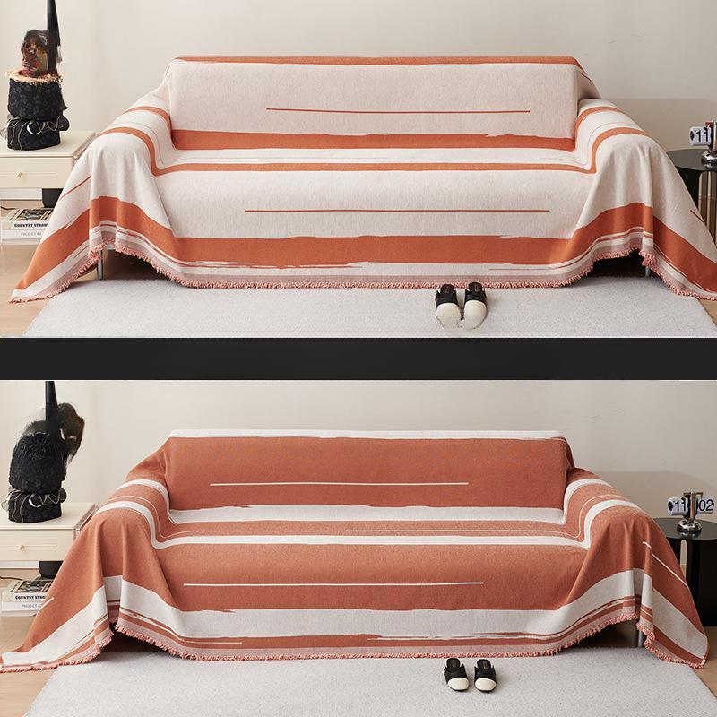 Ткань для чехла на диван, современный простой чехол для дивана, универсальная подушка для дивана на четыре сезона, нескользящая, грязеотталкивающая, диванное полотенце, не царапающаяся
