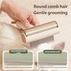 Professional 3 In 1 Pet Grooming Brush for Cats Deshedding Tool with Detangling Comb and Lint Roller Multi Function Hair Removal Tool for Pets