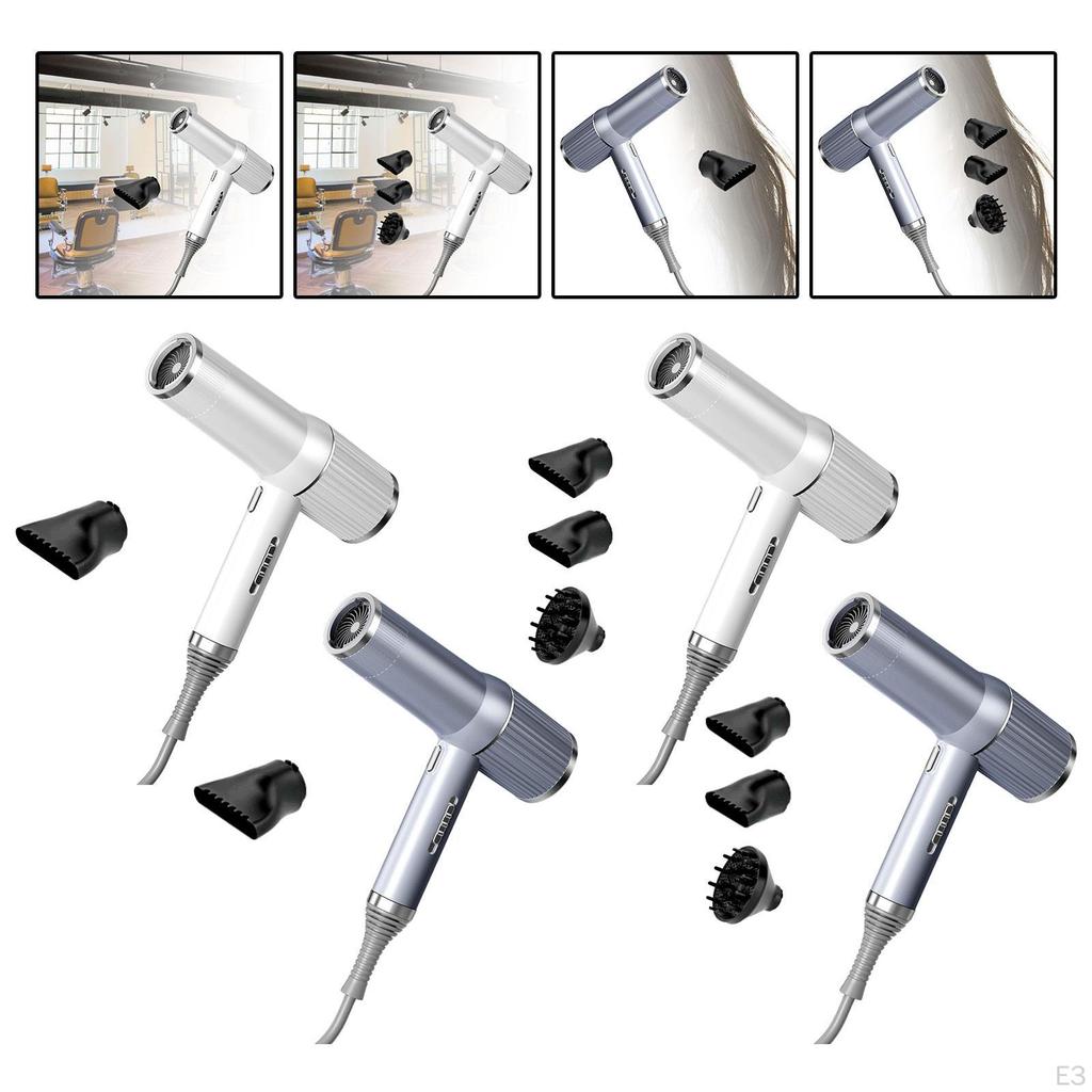 Hair Dryer Blow Mini Air Blower with Nozzle for Dorm Travel Hotel Home Use Salon