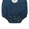 MIKIHOUSE HOT BISCUITS Romper, Boys and Girls, Baby Clothes, Navy Blue, Size M (80-90cm), 70-1527-495