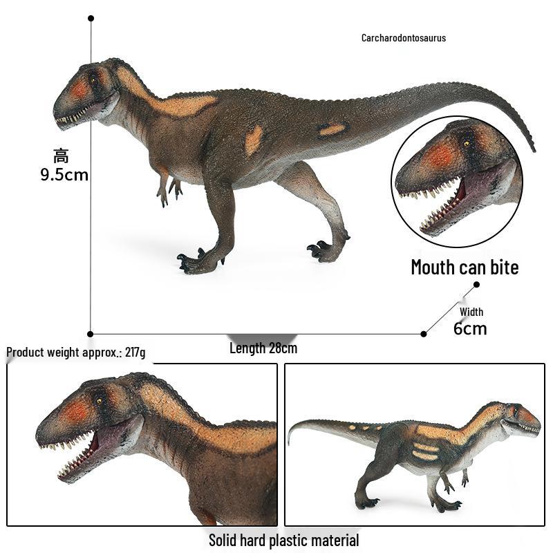 Dinosaur Model Set: T. Rex, Spinosaurus, Mosasaurus, Stegosaurus, Triceratops Cognitive Toys