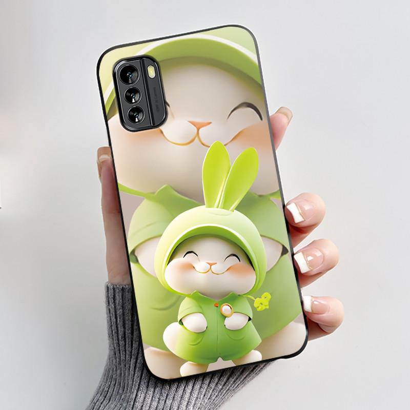 Популярный мультяшный черный чехол для Nokia G60 5G Милый щенок, летящий в небе, узорчатый корпус для Nokia G100, противоударный мягкий корпус