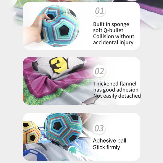 Футбольные игры для детей Футбольный игровой набор для мальчиков Коврик для футбола в помещении с целевыми зонами Тренировочные броски Улучшение навыков Футбольные подарки для детей