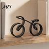 Desktop Accessories for Men 3D Printed Bicycle Ornament, Abstract Bike Sculpture, Creative Gift Cyclists Figurine, Modern Minimalist Cycling