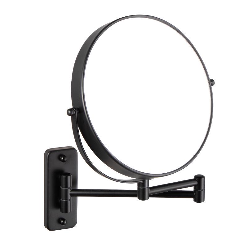 Wall-Mounted 360° Rotating Folding Makeup Mirror