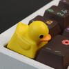 Cartoon Keyboard Key Caps Yellow Duck Resin Mechanical Keyboard Keycaps Replacement Parts Game Accessories Cute Decor