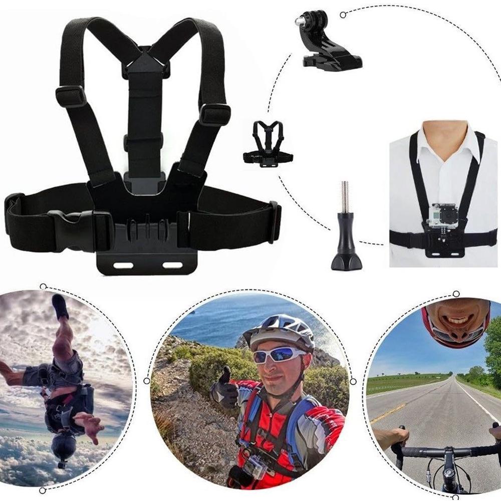 Набор аксессуаров для спортивной камеры GoPro - Универсальный для DJI, Xiaoyi, SJCAM