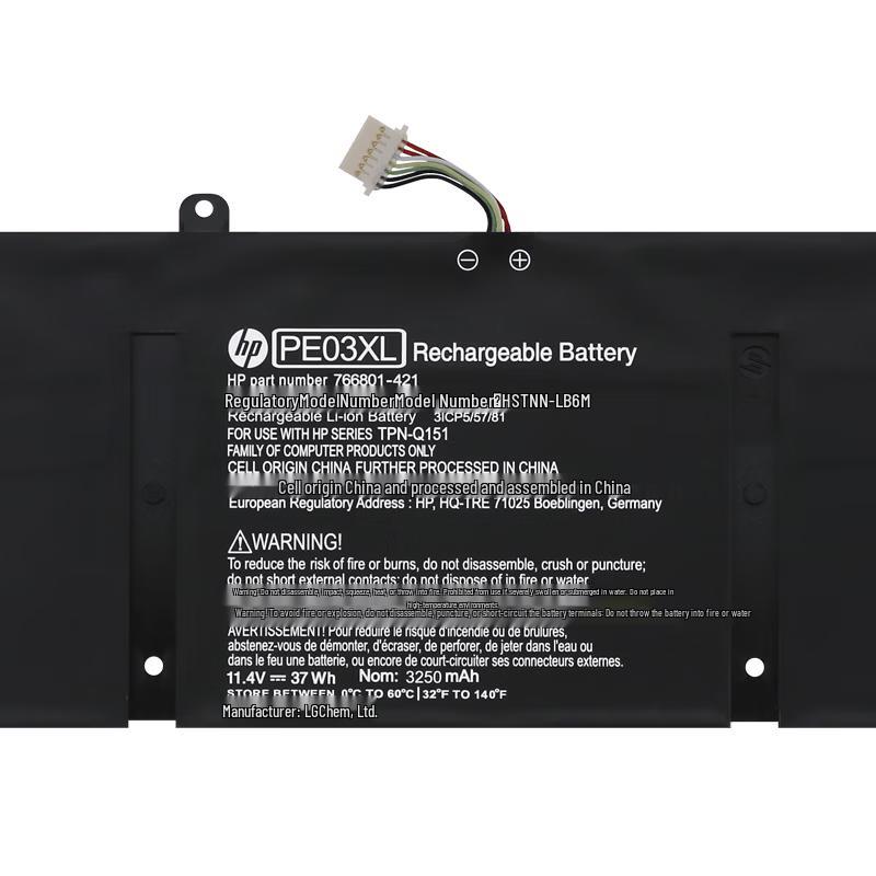 HP Запасной аккумулятор для ноутбука PE03XL TPN-Q151