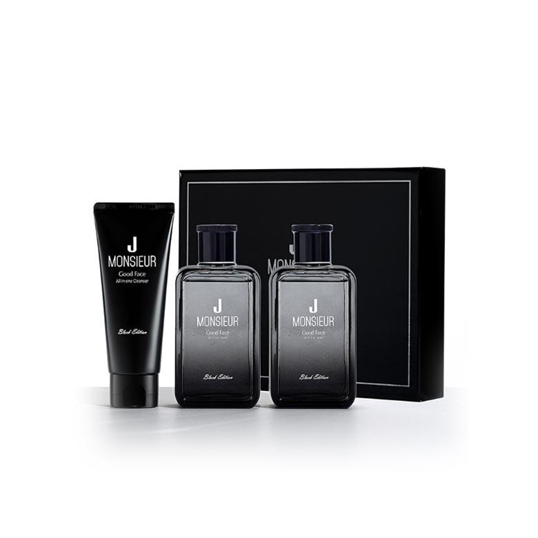 MONSIEURJ Good Face All-In-One Set 3items [Black Edition]