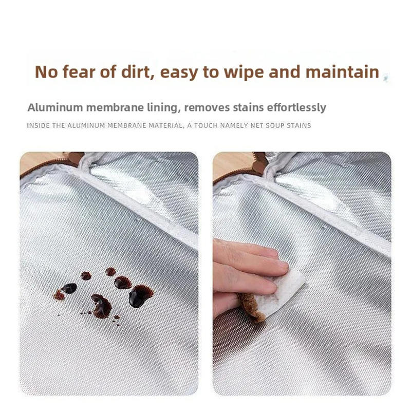 Набор ланч-боксов Портативный Сохраняющий тепло Круглый контейнер с термосумкой Штабелируемая сумка для бенто для офиса, улицы, для ежедневной переноски еды