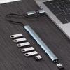 USB 3.0 Hub  7 in 1 Multi-port Type C Hub 7 Port Usb 3.0 Usb2.0 Adpater for Macbook Laptop Tablet & PC