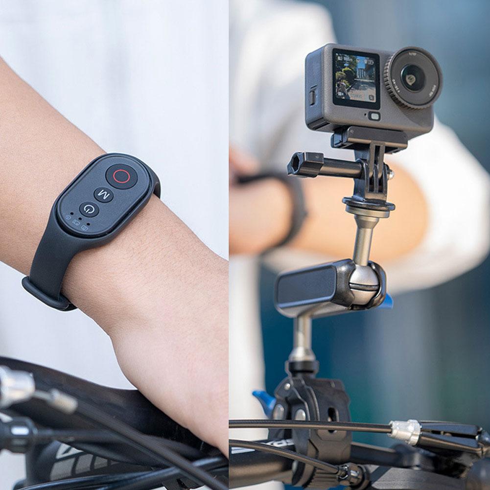 Bluetooth Remote Control For DJI Action6/5/4/3 Insta360 X4 X3/GoPro 13 12 11 Action Camera With Wrist Strap Android Apple Phone