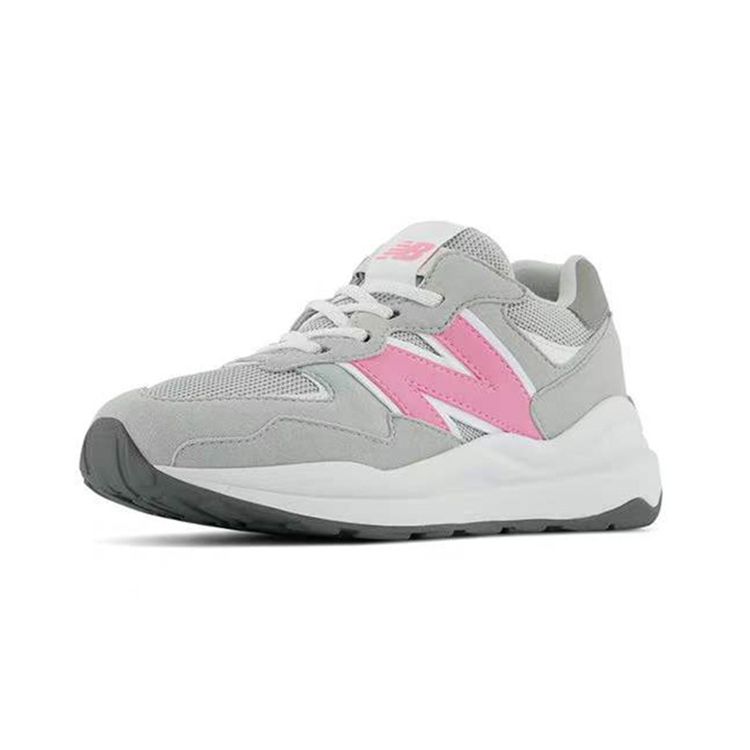 New Balance Кроссовки детские низкие ретро беговые серии 5740 серые розовые PV5740BP