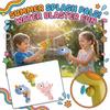 Мультяшные водяные пистолеты для летних водных игр, маленькие водяные пистолеты для дрифтинга и водных игр, детские игрушечные водяные пистолеты с эффектом разбрызгивания.