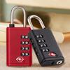 Anti-theft 4 Digit Combination Lock TSA Cabinet Padlock New Customs Password Lock  for Travel