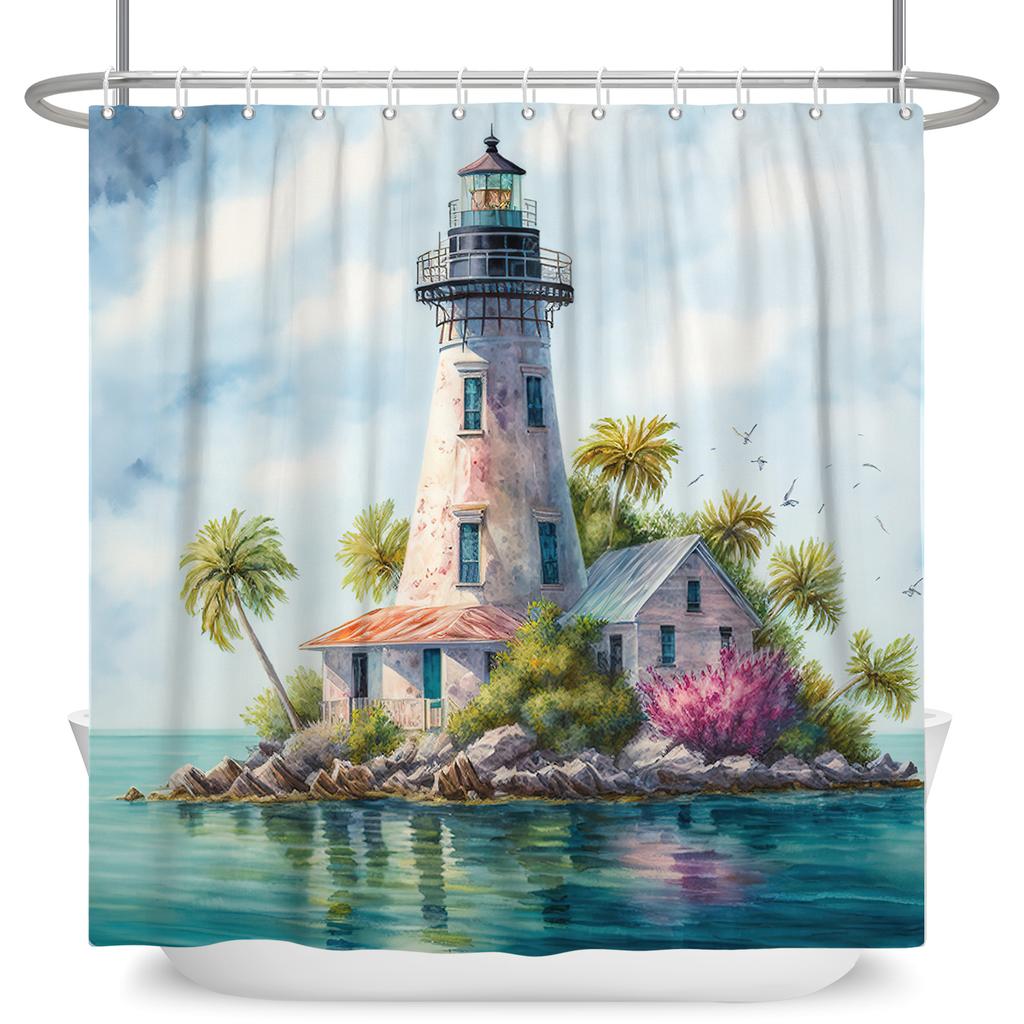 Зачарованный лес Занавеска для душа Мультяшная Волшебная сказка Грибная Страна чудес Готическая занавеска для душа Водонепроницаемый декор для ванны с крючками