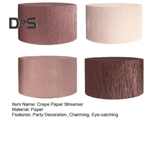 4/8 рулона серпантина из гофрированной бумаги длиной 82 фута серпантин из розового золота с кисточками для свадьбы, дня рождения, Дня святого Валентина, дня рождения, детского душа, декора