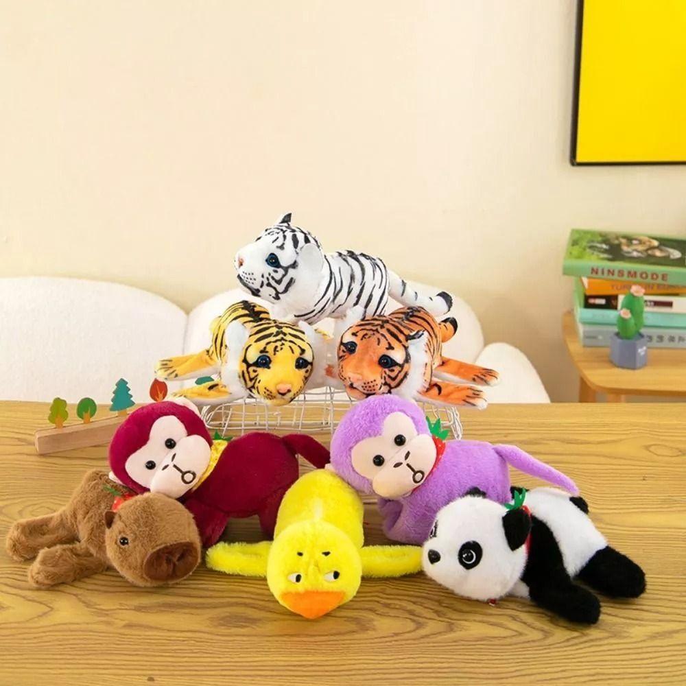 Новая плюшевая кукла-капибара, браслет-пощечина, обезьяна, интерактивная игрушка, плюшевый браслет, домашний декор, подарок, браслеты-пощечины для животных