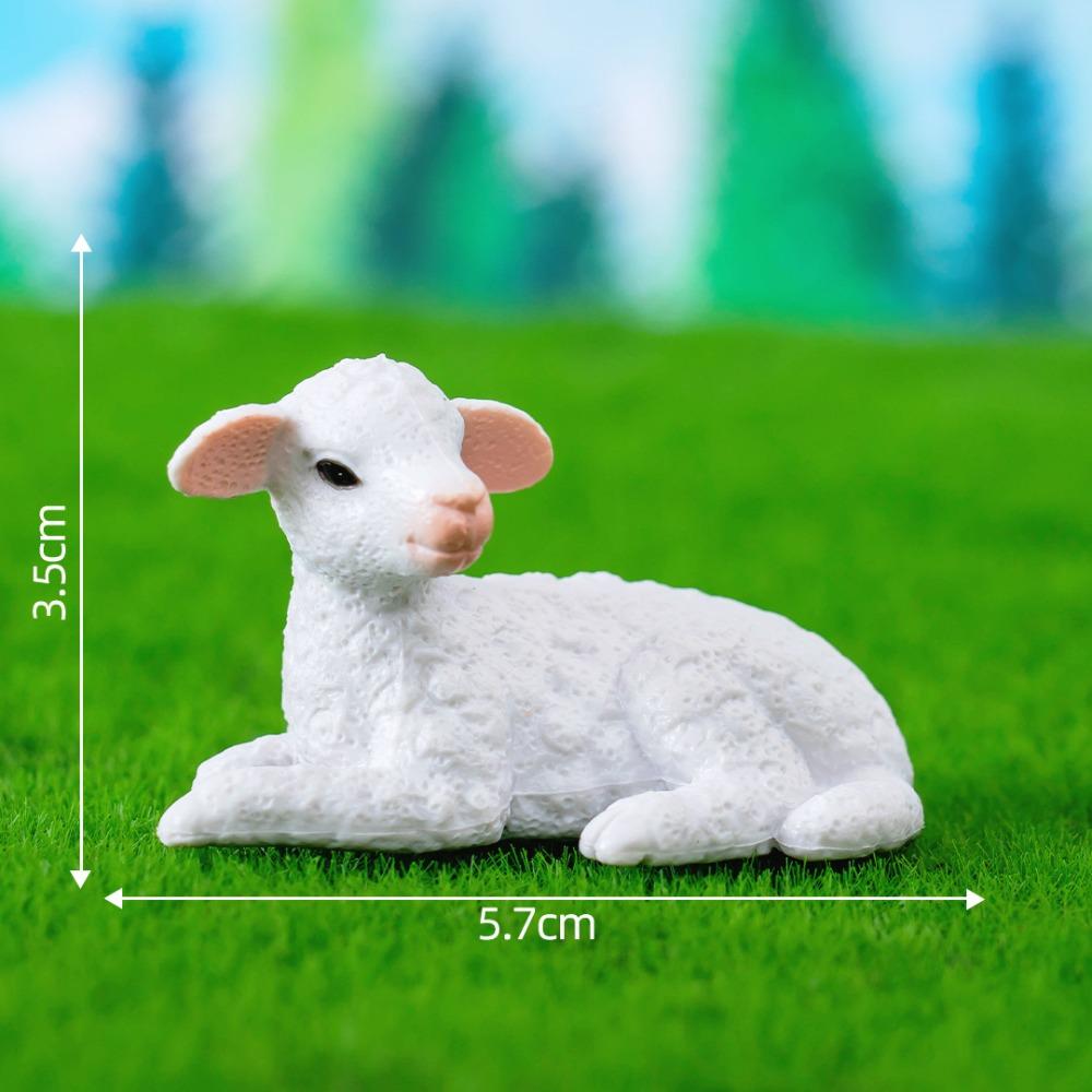 Animals Model Animals Statue Resin Mini Animals Figurine Cute Miniature Figurines