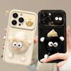 Подходит для Apple 15promax Чехол для мобильного телефона iPhone 13/14 Plush Briquette Doll 11/12 Flip Mirror Xs