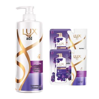 Набор: Увлажняющий разглаживающий шампунь и гель для душа Lux