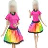 1/6 Наряд для куклы Модное женское платье для бала, рубашки, одежда для куклы 30 см 11,5 дюймов, подарочный набор, игрушка для девочки