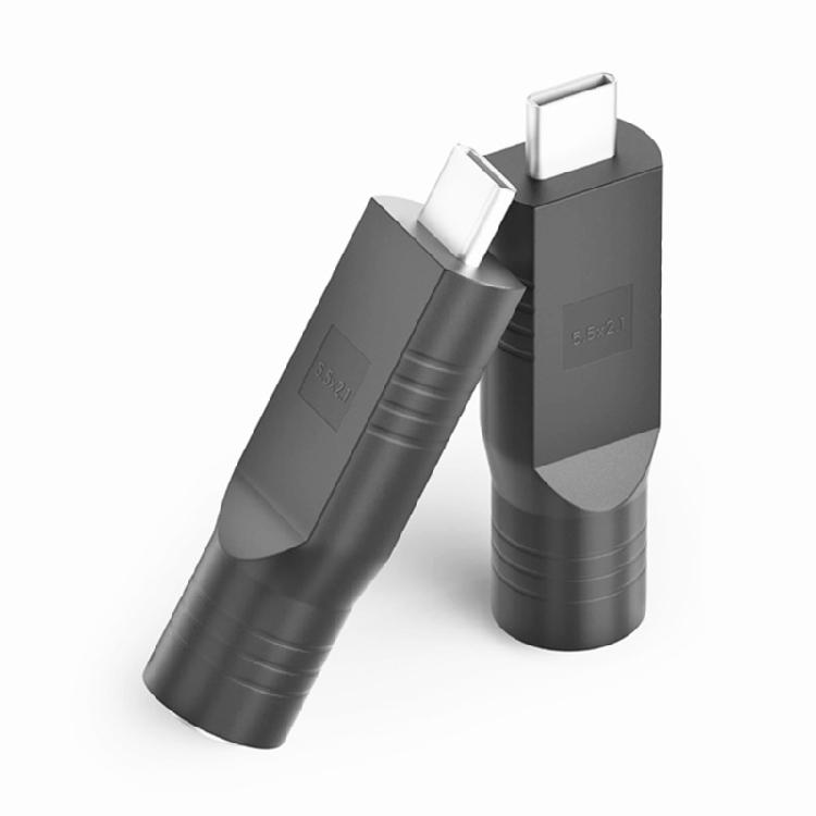 DC5521 Power Cable Adapter USB C Male to 5.5x2.1mm Converter 20V Input for 100W Power Source for Mini
