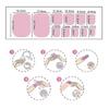 22tips/Sheet Solid Color Shimmer Finish Full Cover Nail Wraps  Home DIY Nail Makeover
