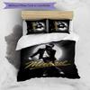 3pcs Michael Jackson Design Cover Set - HD Printed Bedding with 1 Cover and 2 Pillowcases - Perfect for Home and Dorm Decor