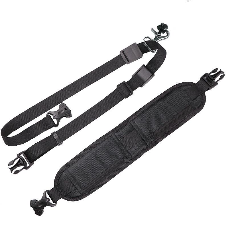 Новый стильный нейлоновый ремень на молнии с двумя карманами для зеркальной камеры