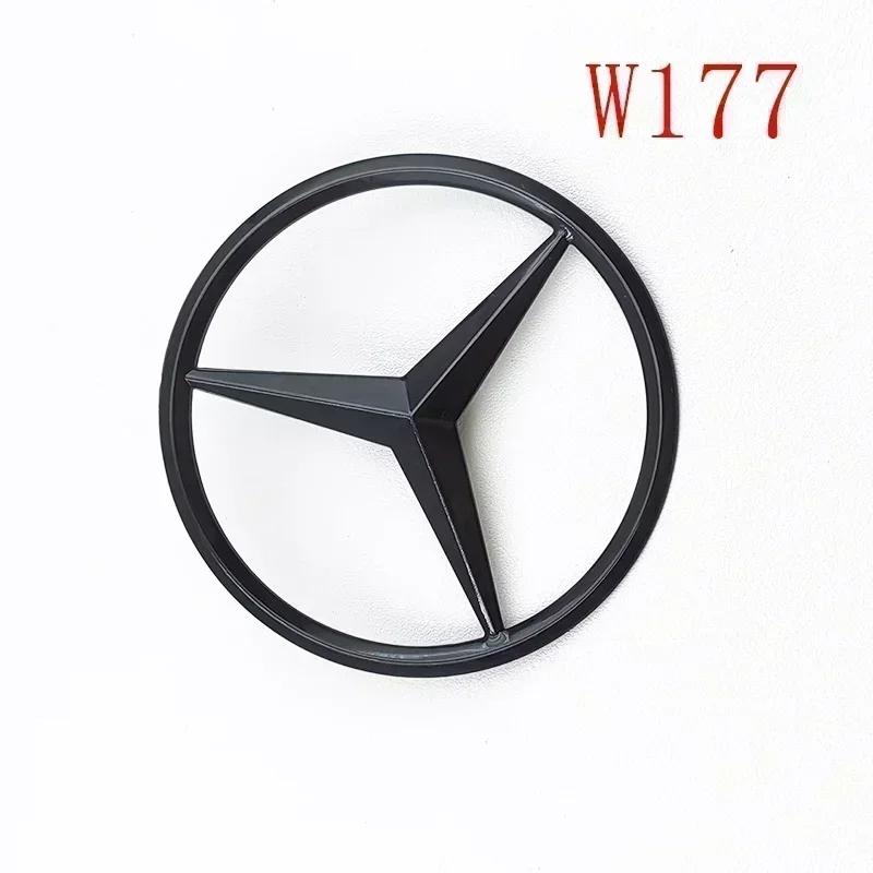 WUGL8 For Mercedes Benz A 45S AMG W177 3D ABS Black A45S Logo Turbo 4MATIC Badge Car Rear Star Sticker Trunk AMG Emblem Accessories