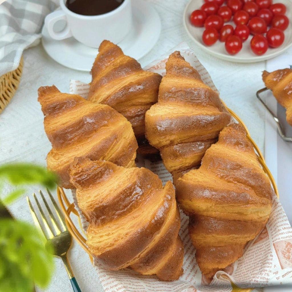 Искусственные модели продуктов для демонстрации, реквизит, декор для кухонного шкафа, ресторана, магазина, поддельный симулятор хлеба, круассан