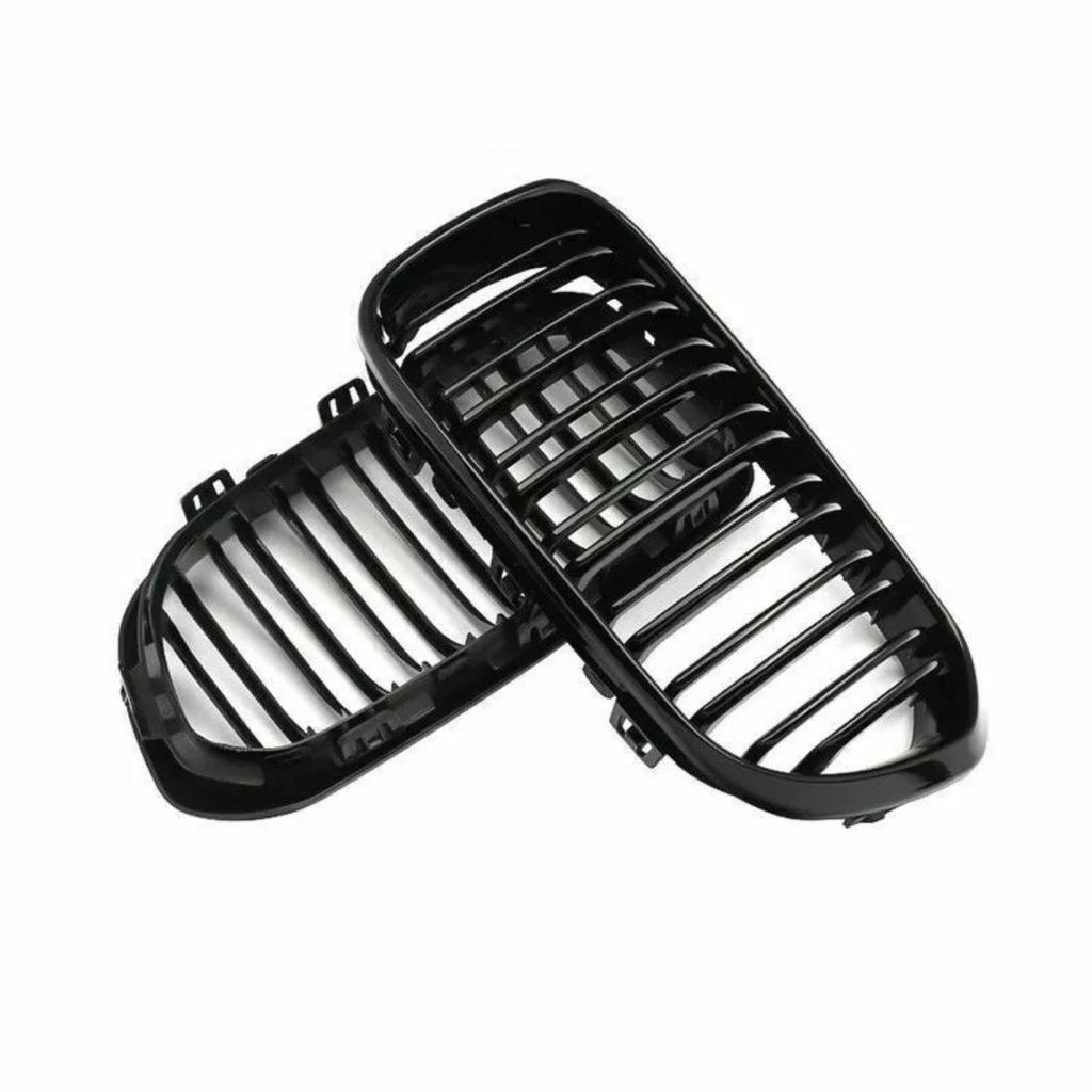 Glossy Front Kidney Grill Grille For BMW 1 Series F20 F21 LCI 120i 2015 2016 2017 Car Front Bumper Grilles Kidney Racing Grills