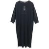 Unused Five-quarter Sleeve Long Dress M Black Women Used