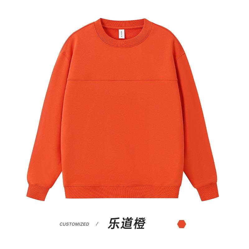Casual Fashion Loose Drop Shoulder Long Sleeve Crew Neck Solid Color Sweatshirt For Men Women